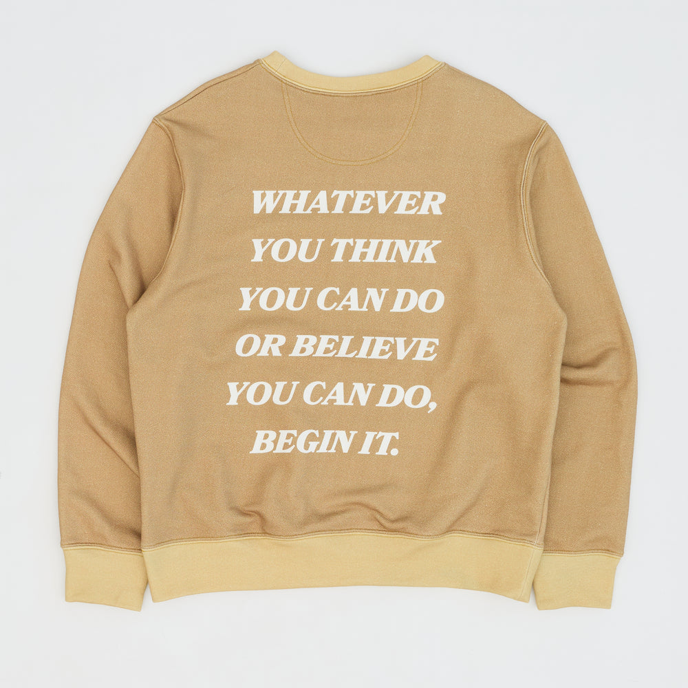 Begin! Crewneck (Sand)