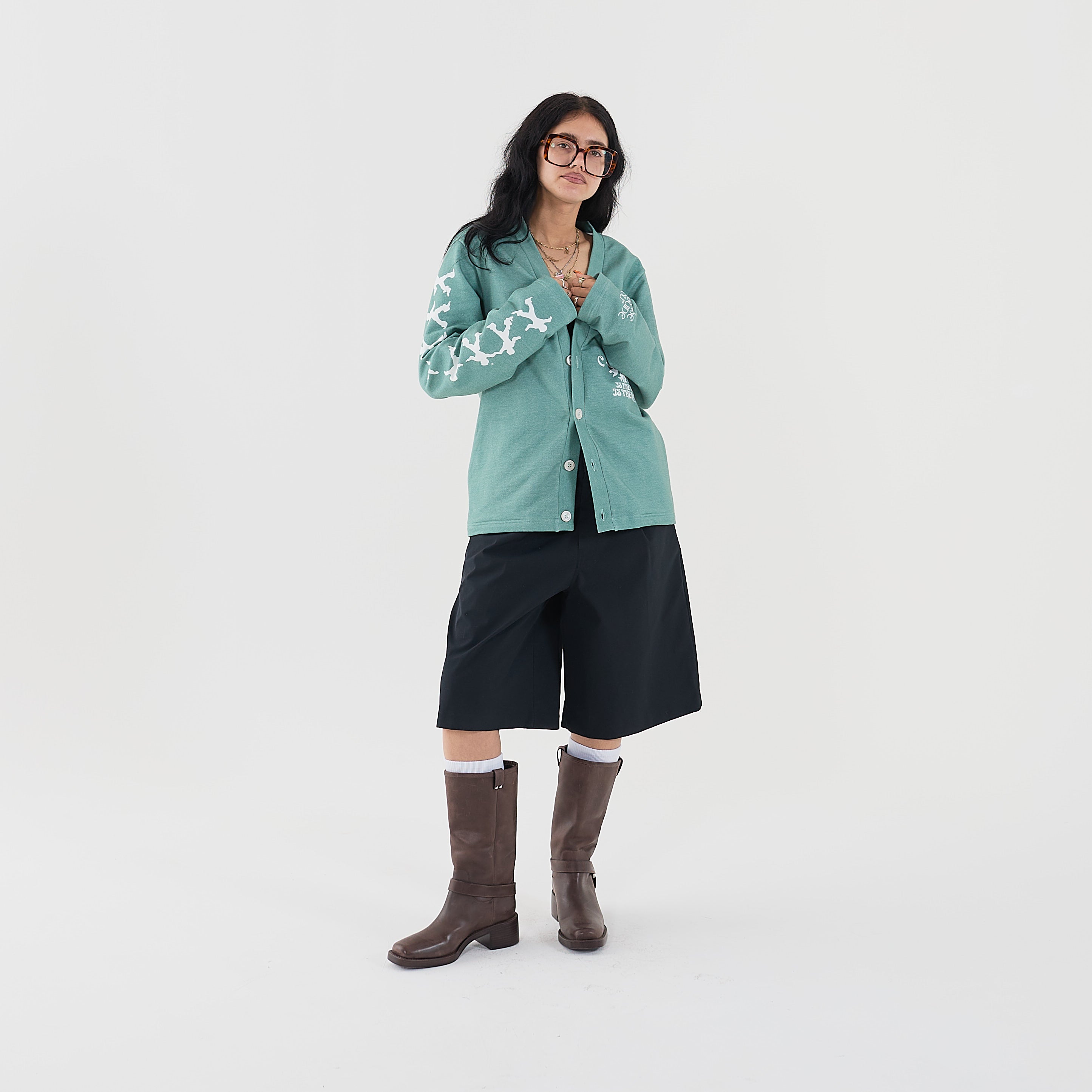 Eternal Union Cardigan (Teal)