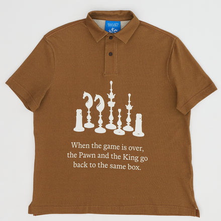 Chess Polo Shirt (Caramel)