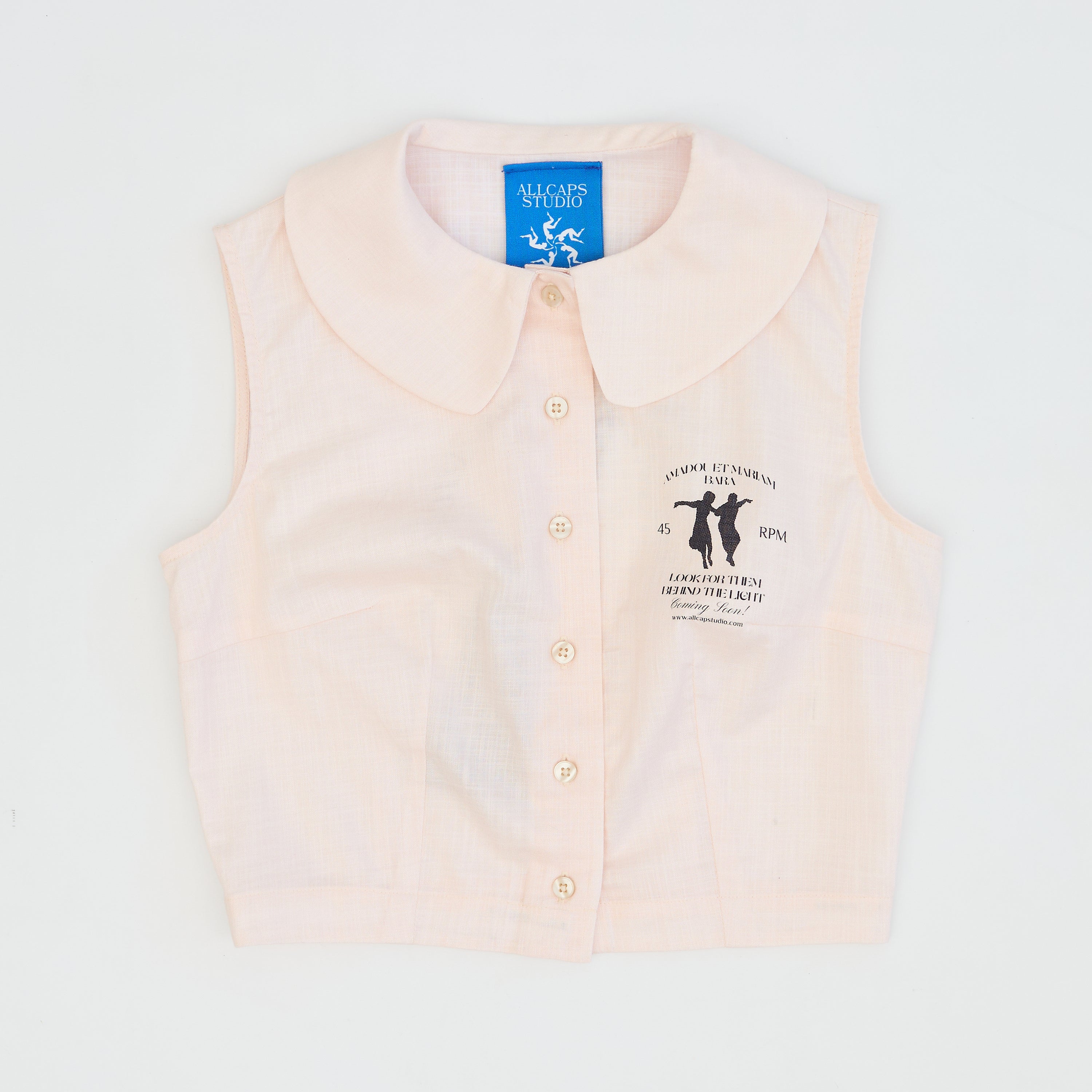 Bara Baby Collar Shirt (Peach)