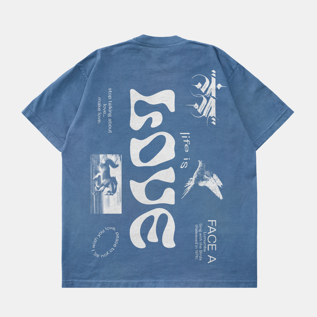 Lumumba S/S T-Shirt (Verified Blue)