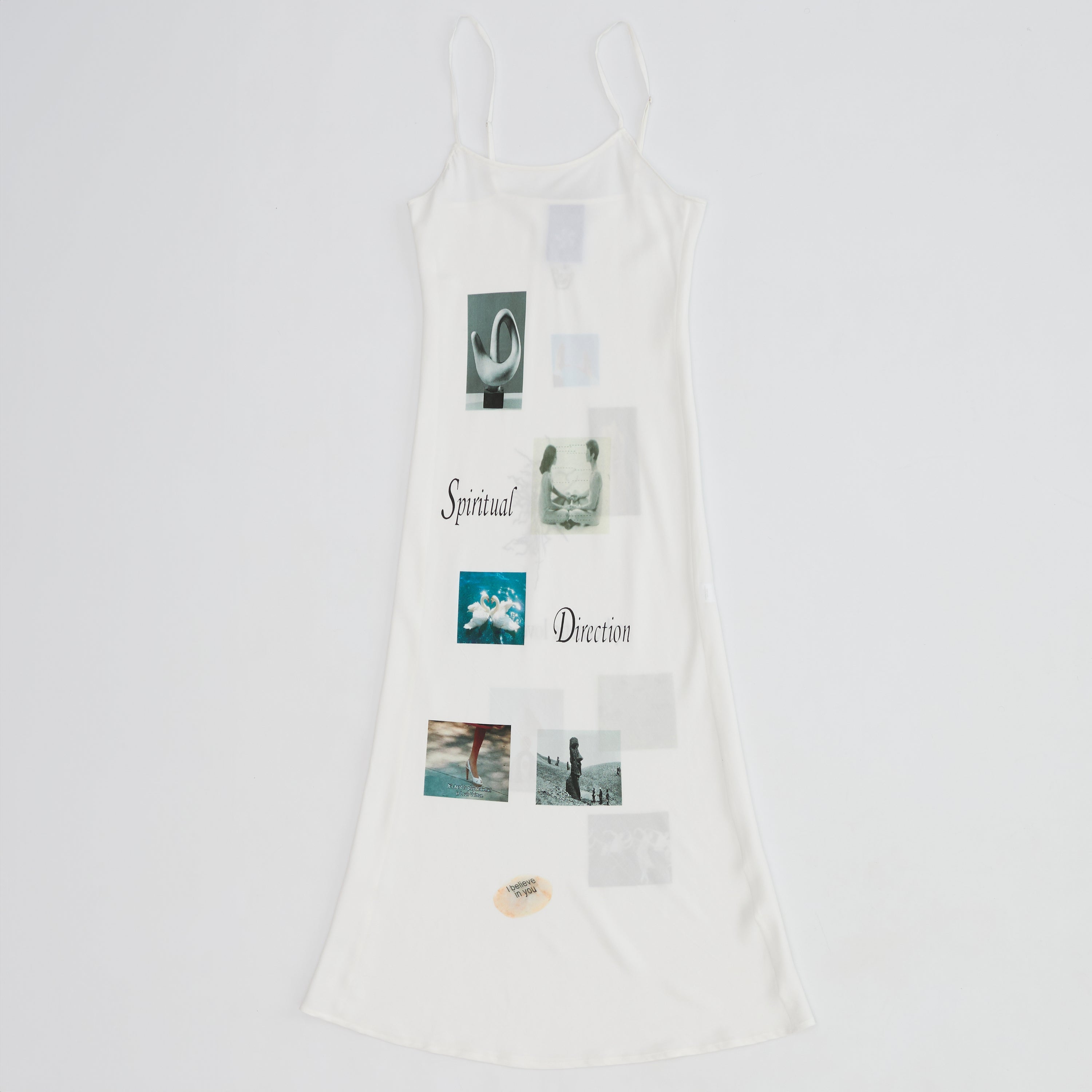 MOOD BOARD SLIP DRESS (WHITE)