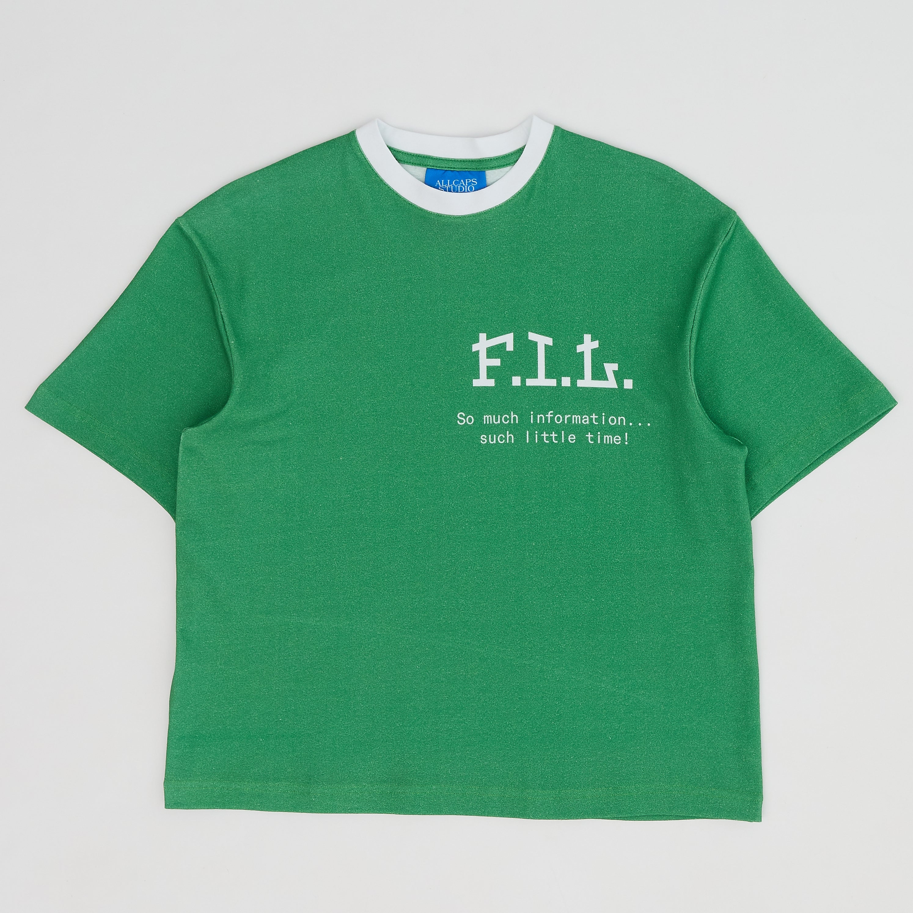 F.I.L. Logo T-Shirt (Green/Ivory)