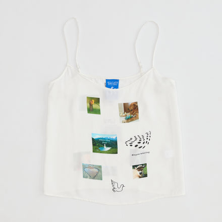 MOOD BOARD CAMISOLE (WHITE)