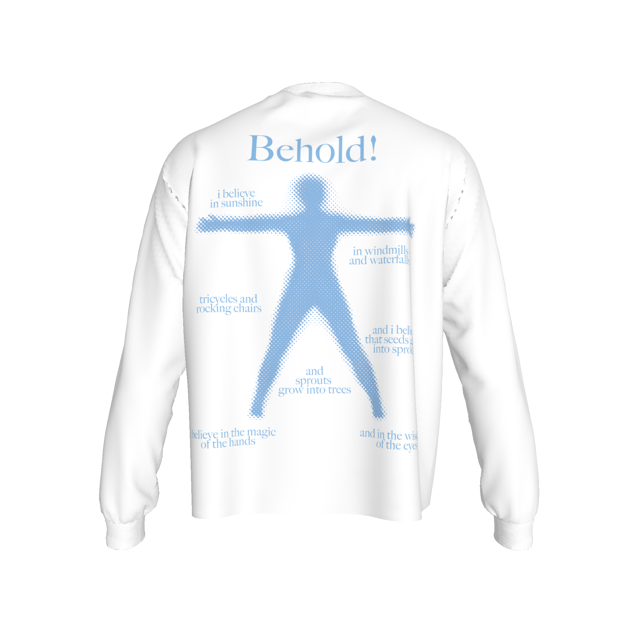 Behold! L/S T-Shirt (White)