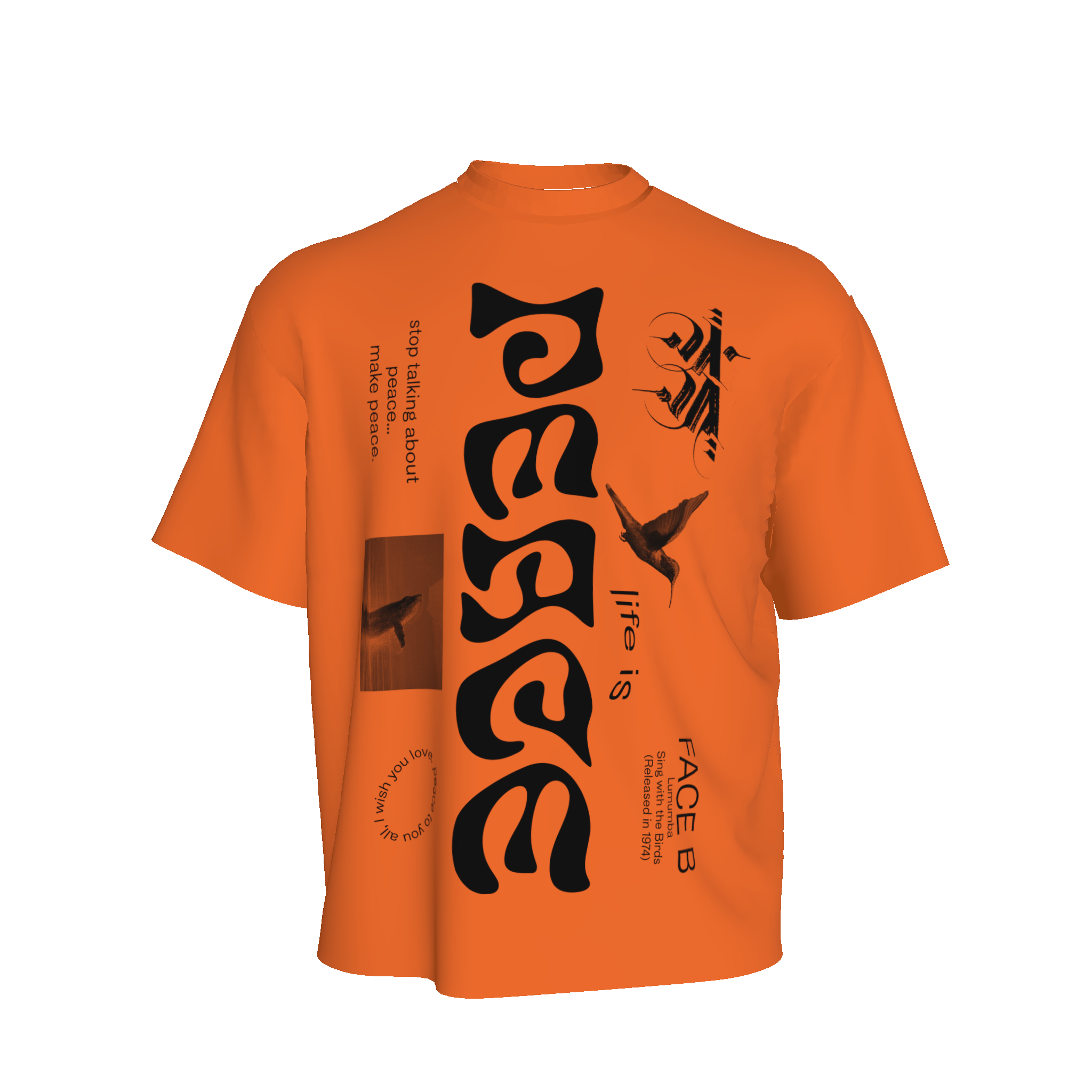 Lumumba S/S T-Shirt (Orange)