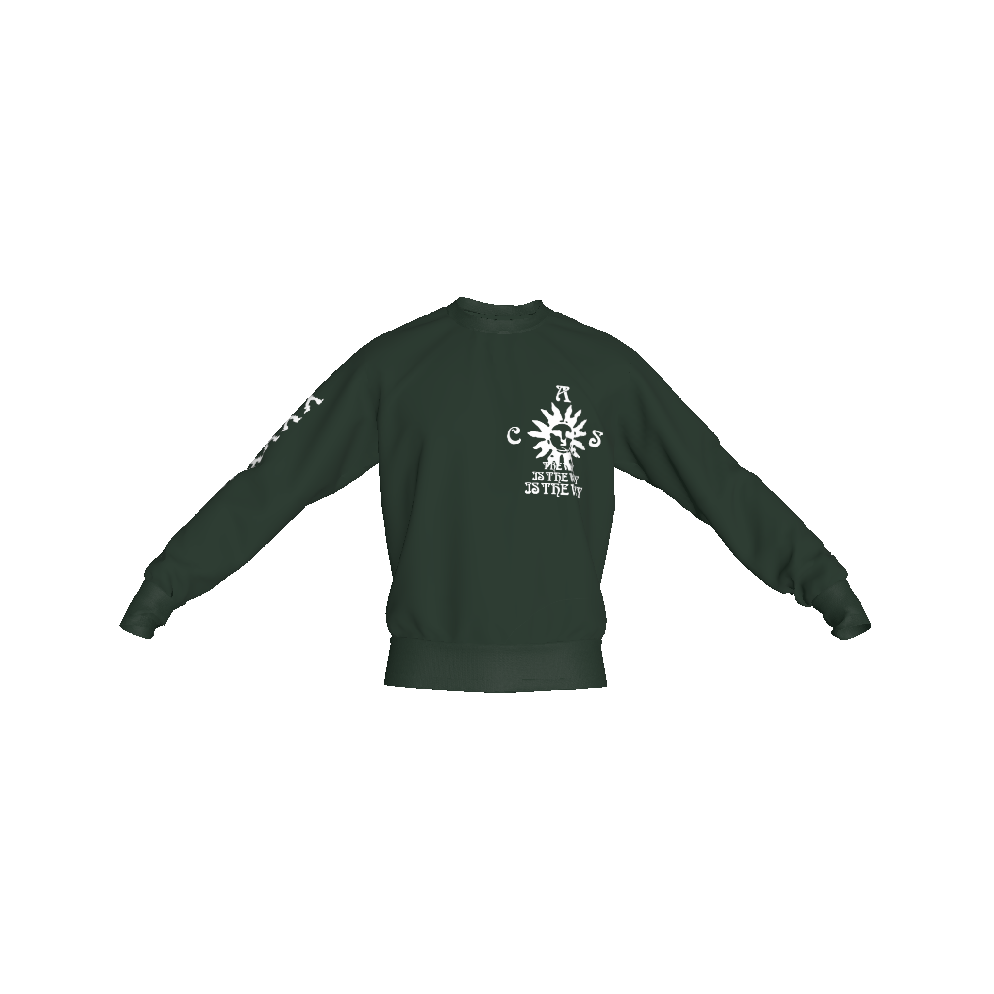 Eternal Union Crewneck Sweatshirt (Forest Green)