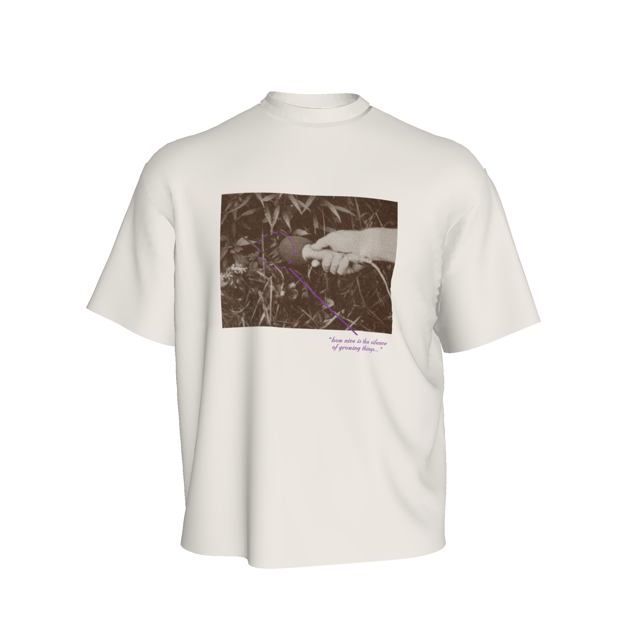 Plant Sounds S/S T-Shirt (Natural)