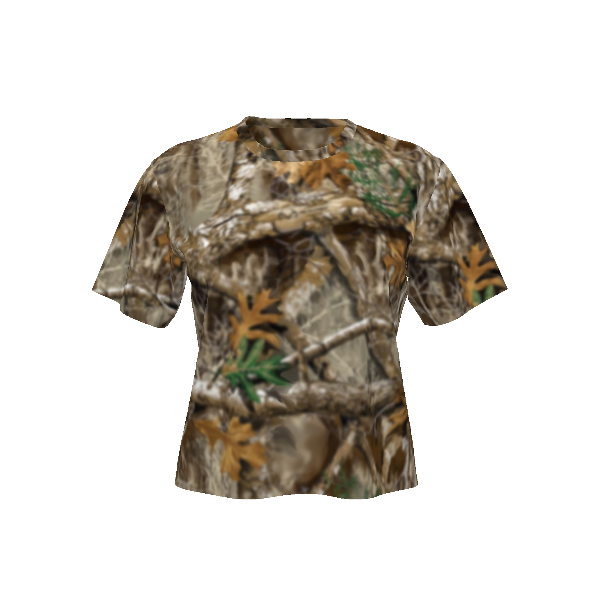 Focus Camo: Women's Cropped Tee