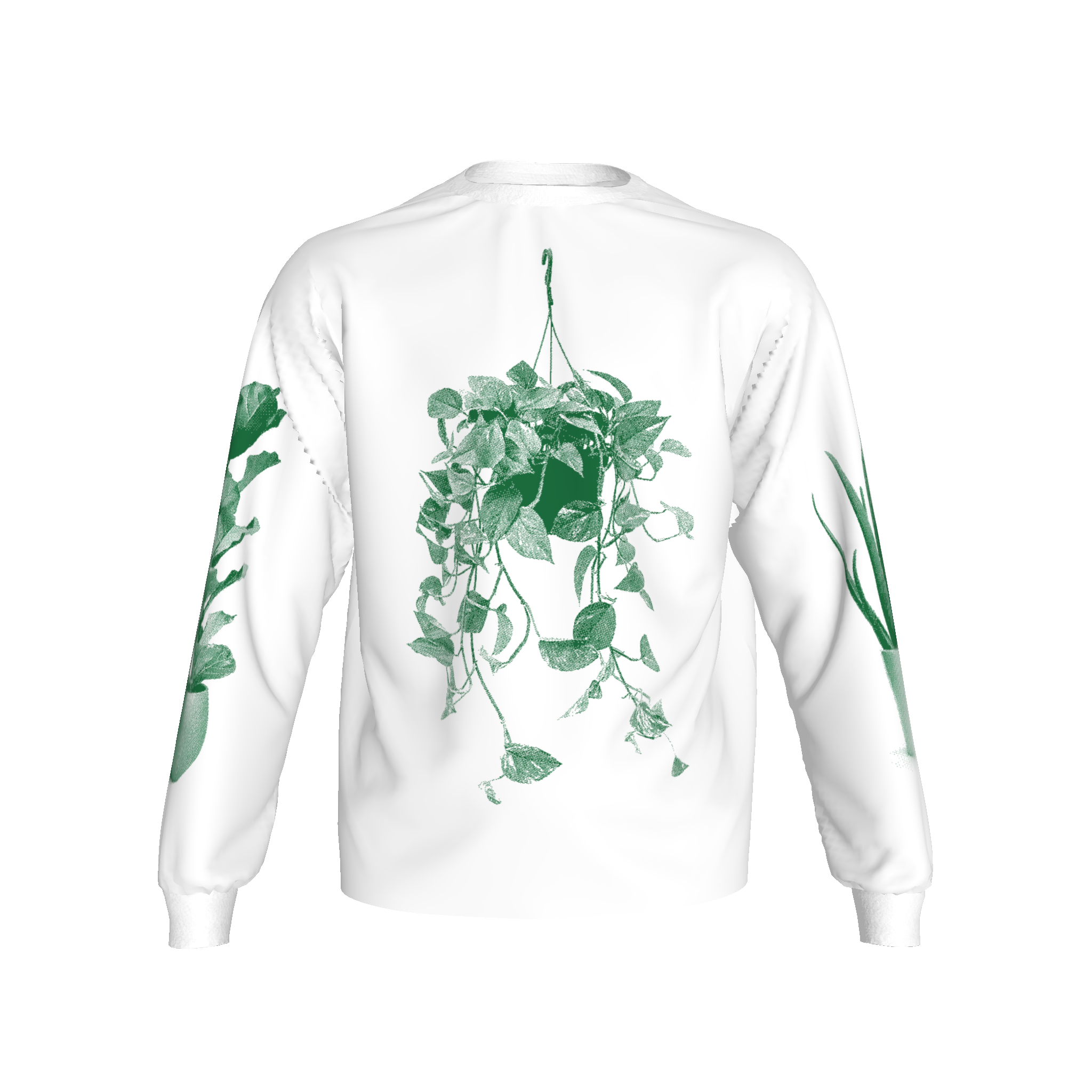 Plant Collection L/S T-Shirt (White)