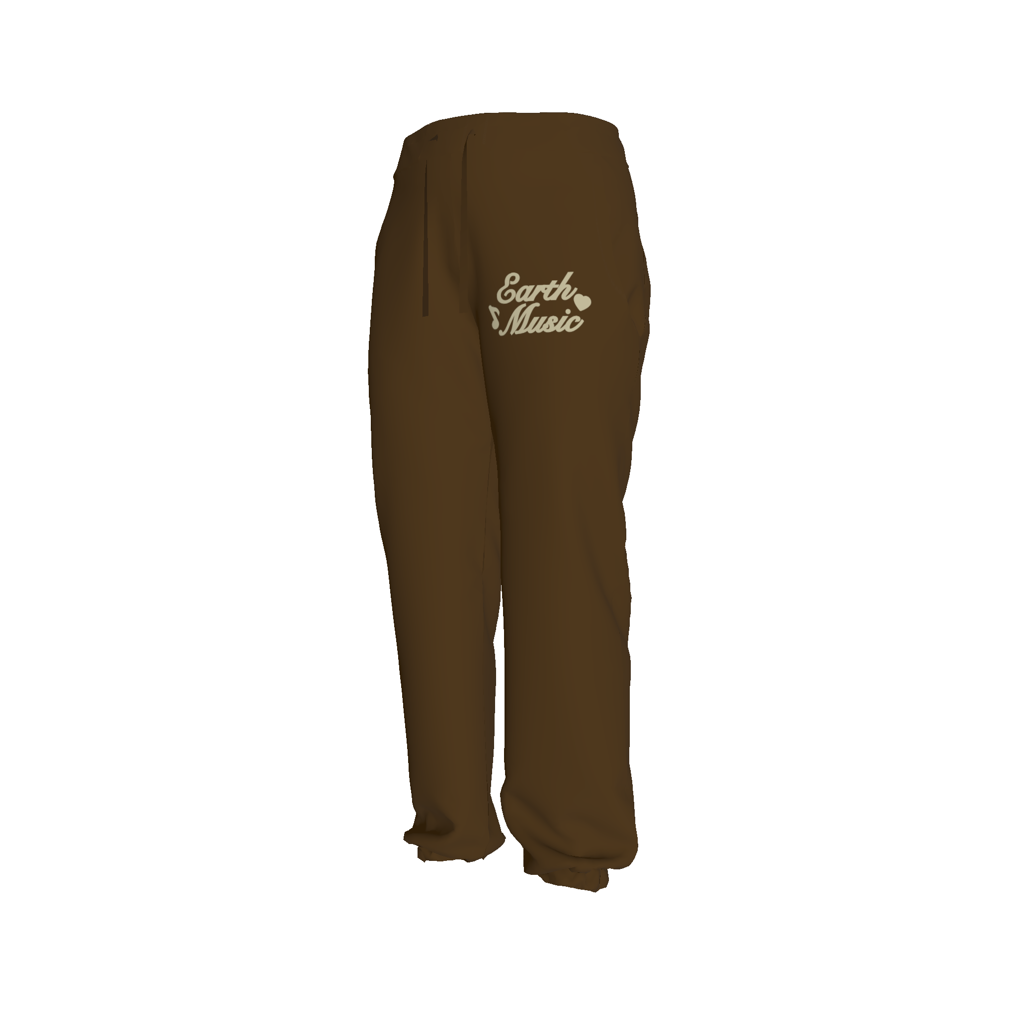 Earth Music Sweatpants (Brown)