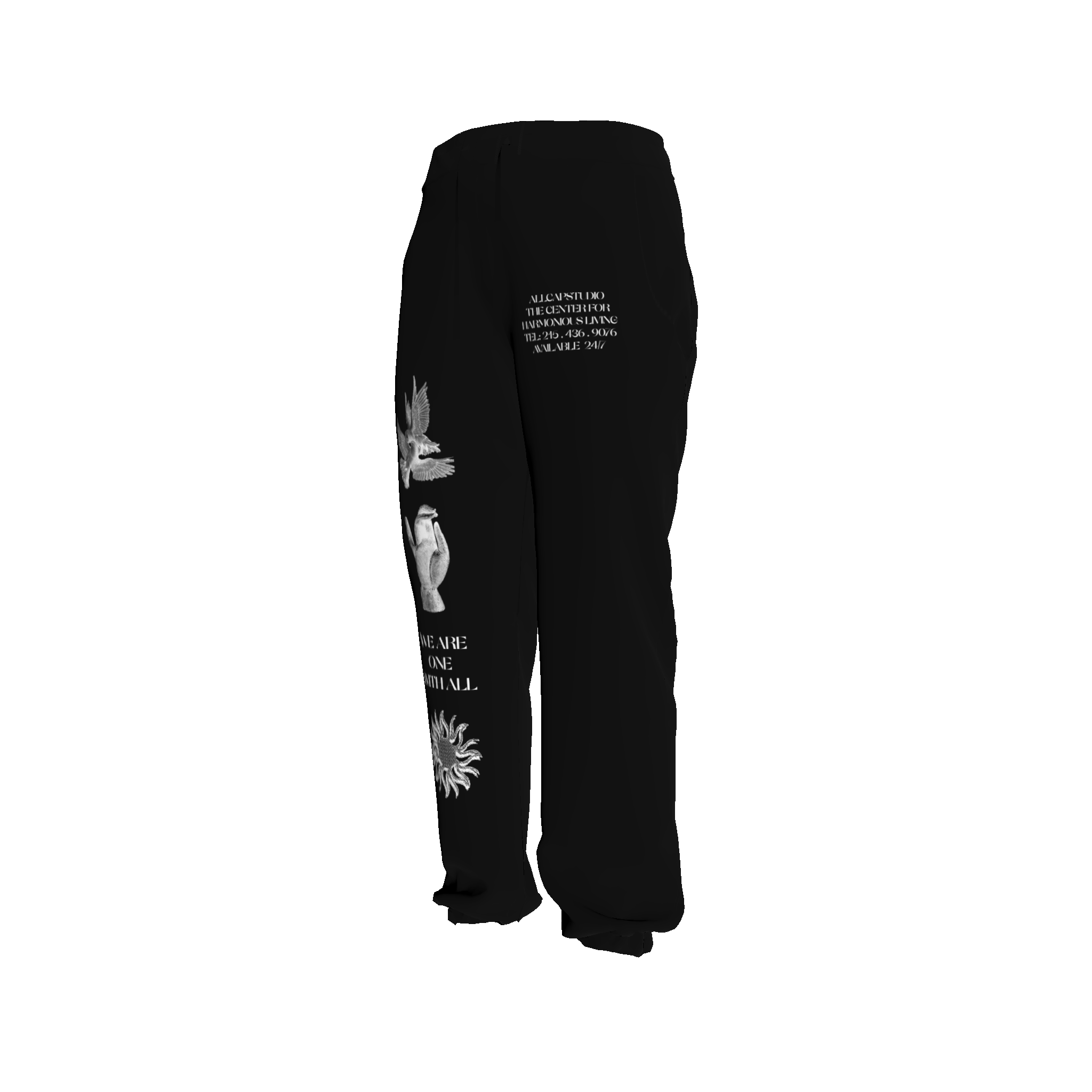 Higher Consciousness Sweatpants (Black)