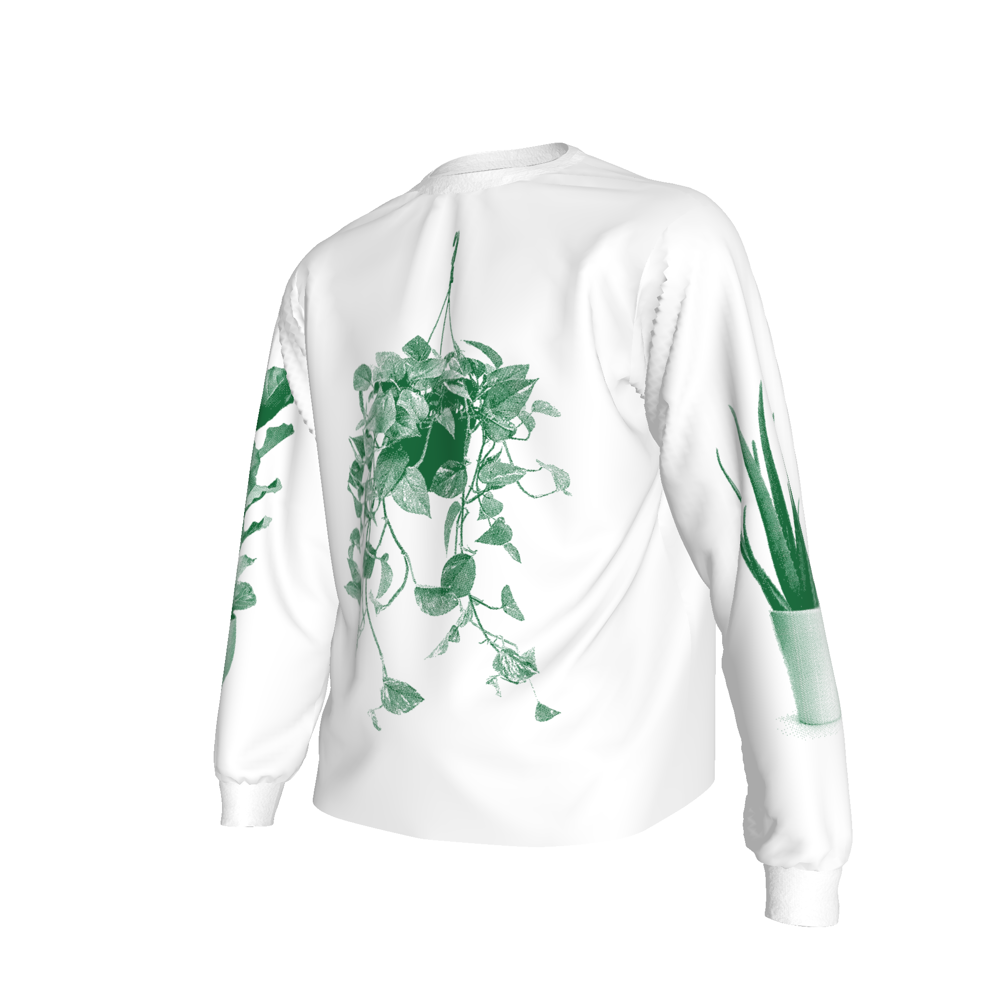 Plant Collection L/S T-Shirt (White)