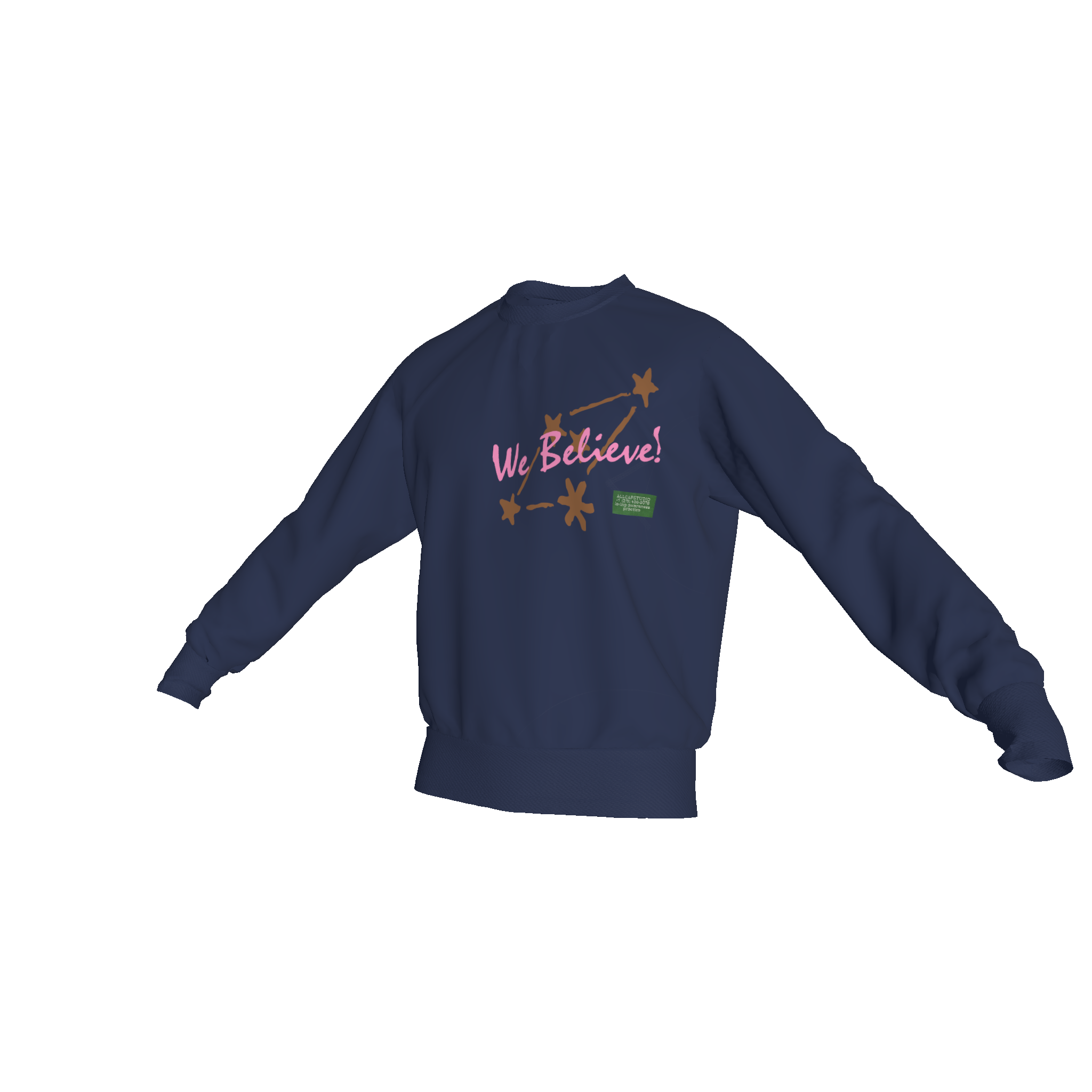 Believe! Sweatshirt (Navy)