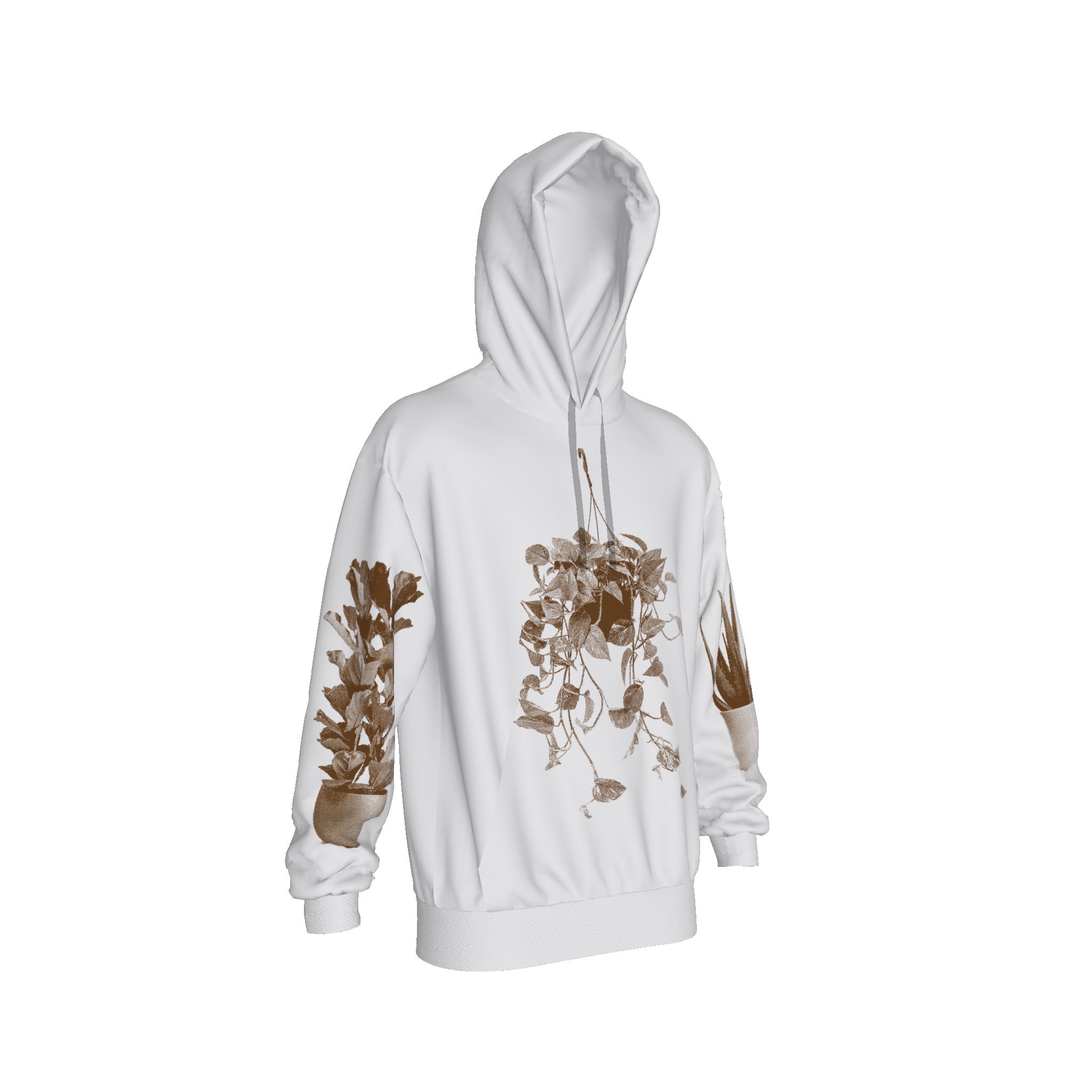 Plant Collection Hooded Sweatshirt (Ash Grey)