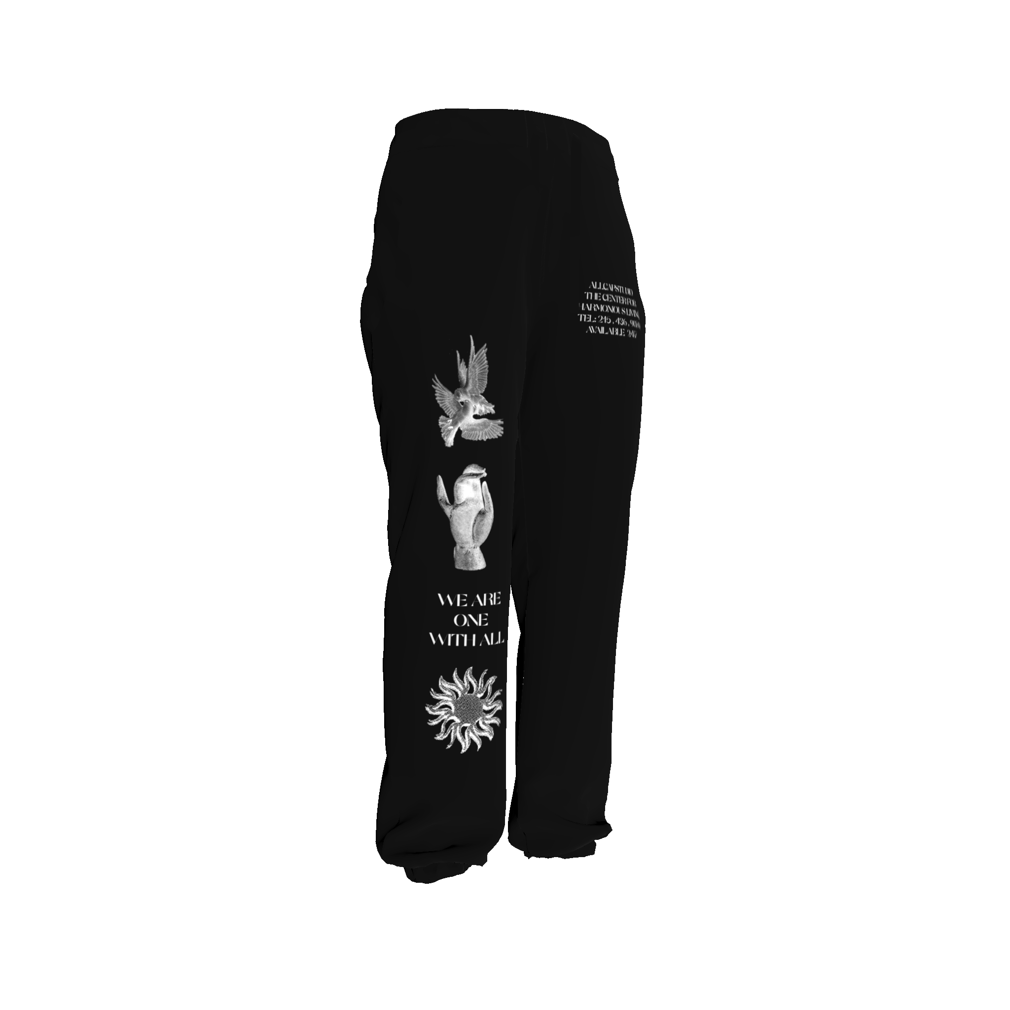 Higher Consciousness Sweatpants (Black)