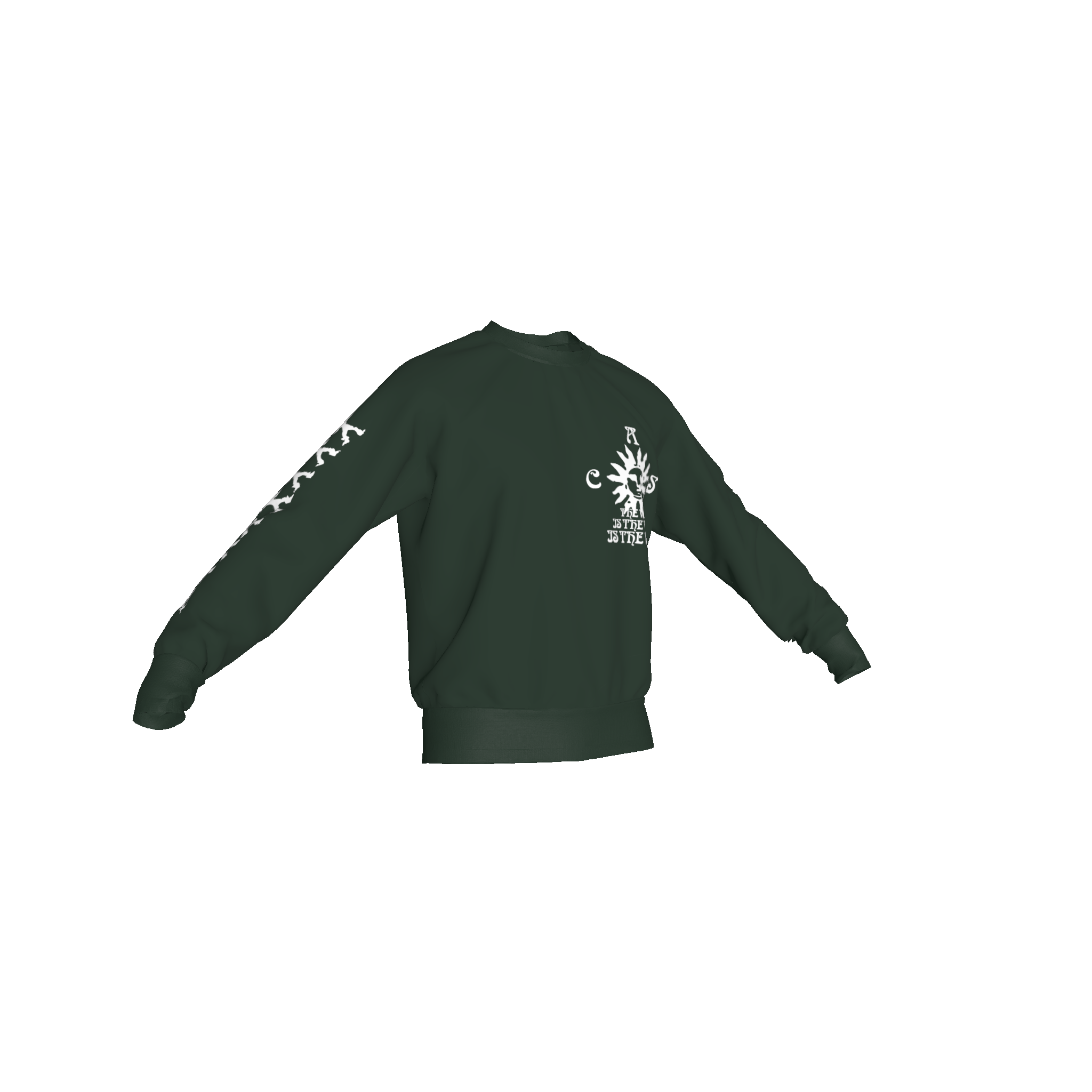 Eternal Union Crewneck Sweatshirt (Forest Green)