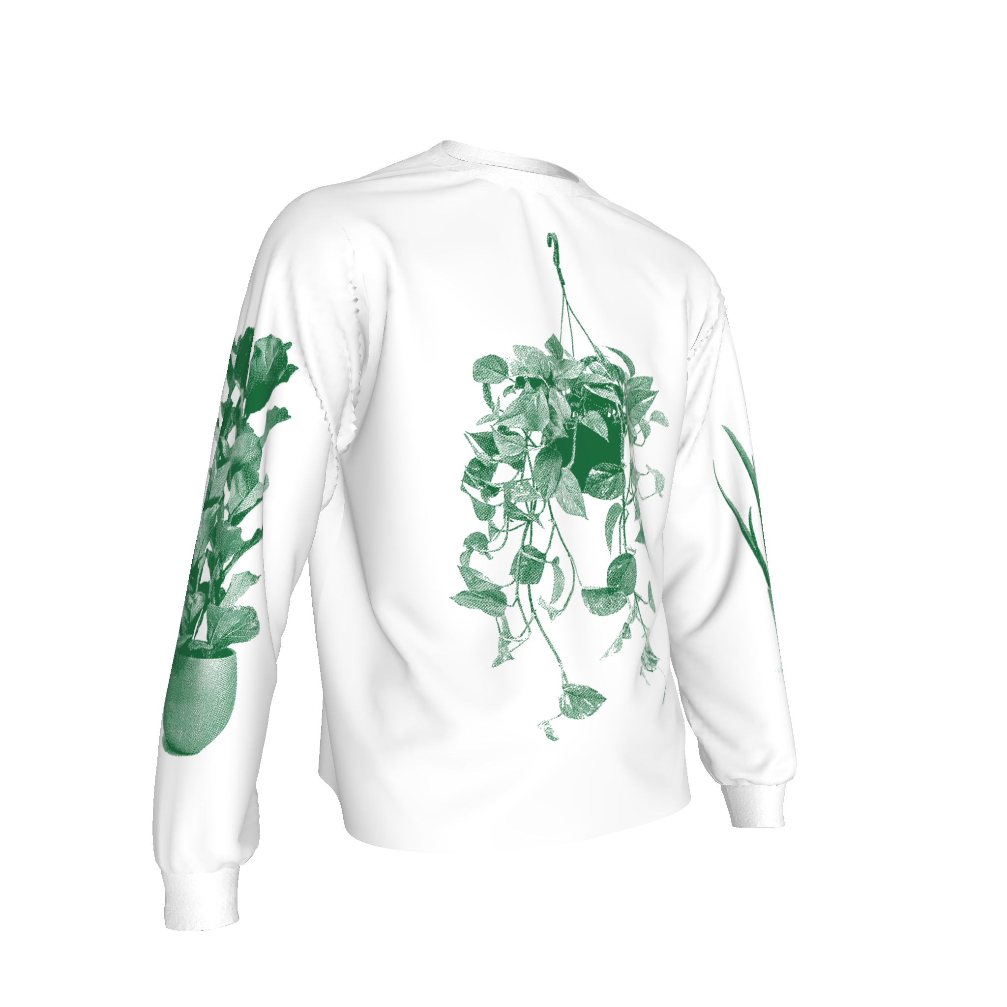 Plant Collection L/S T-Shirt (White)