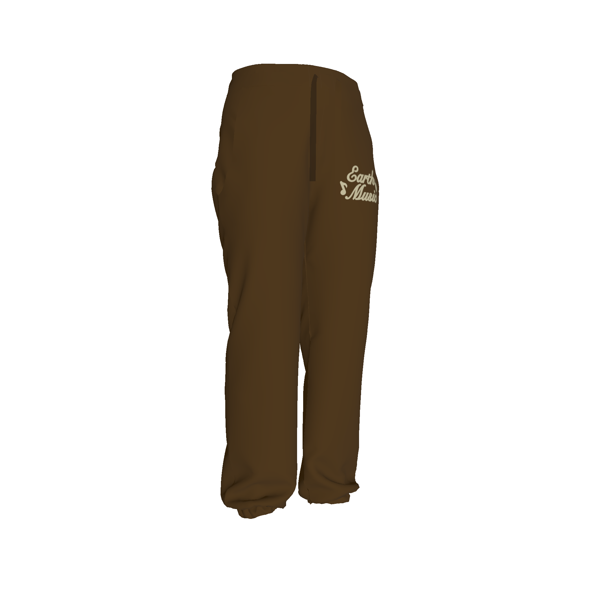 Earth Music Sweatpants (Brown)