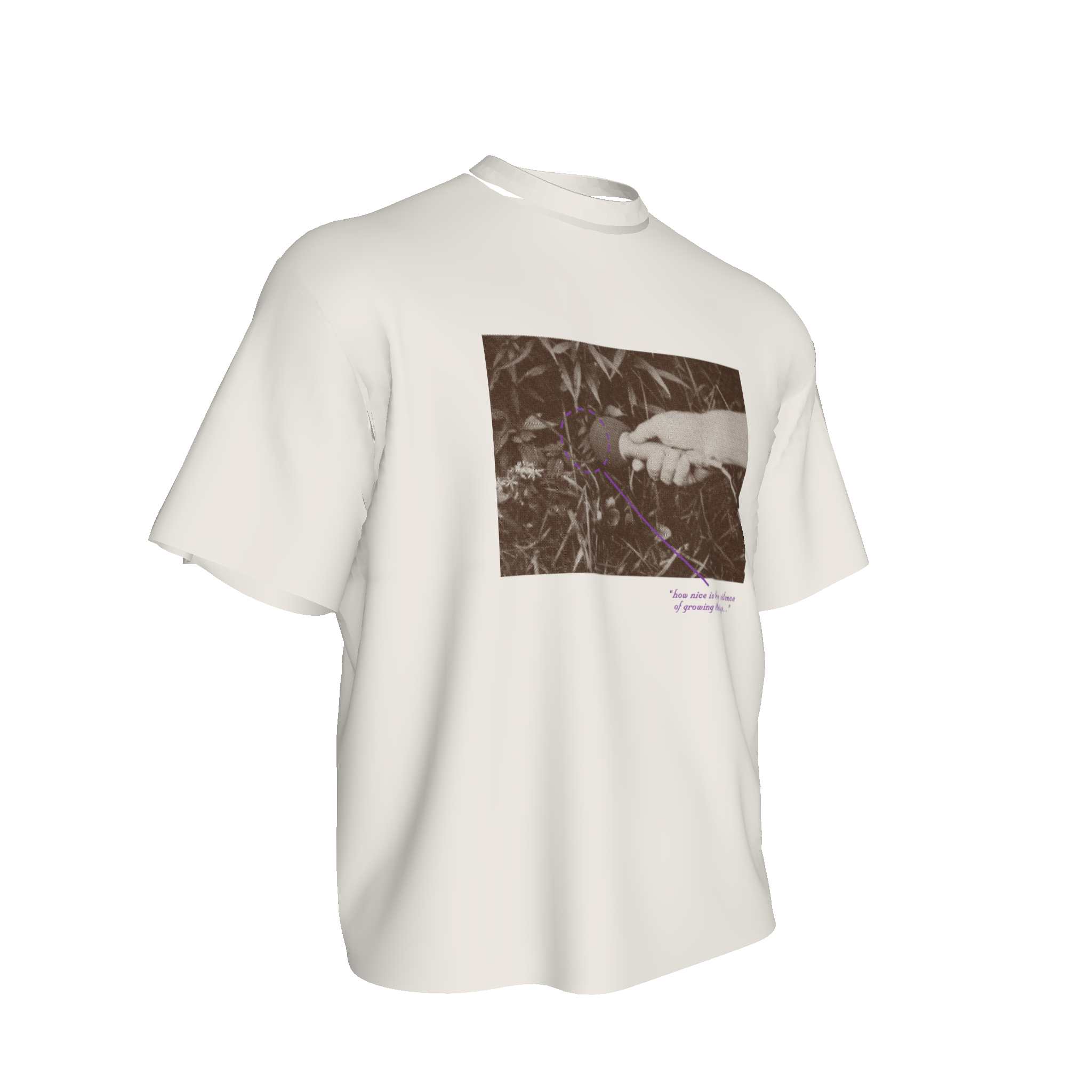 Plant Sounds S/S T-Shirt (Natural)